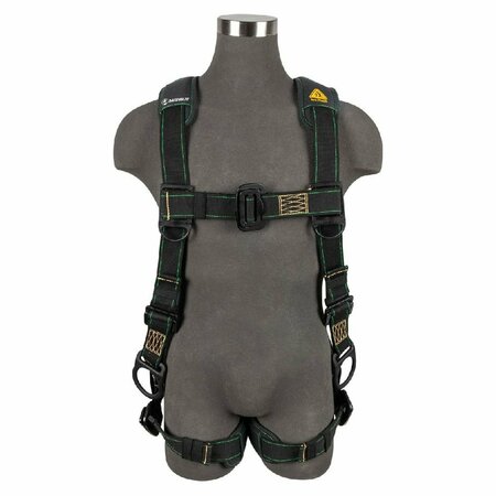 SAFEWAZE Arc Flash Full Body Harness: DE 3D, DE MB Chest/Legs PRO45